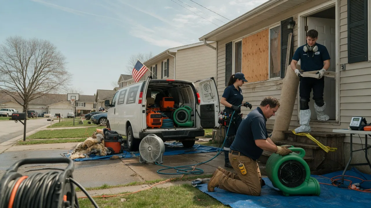 Water Damage Restoration in Prosperity, PA near me